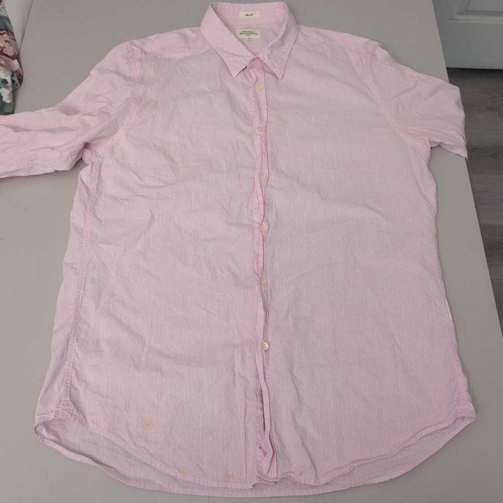 Hartford 1979 Alternative Soft Pink Casual Button Down Shirt